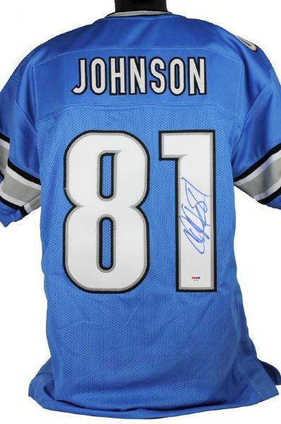 Calvin Johnson Signed Detroit Lions Jersey (PSA/DNA)