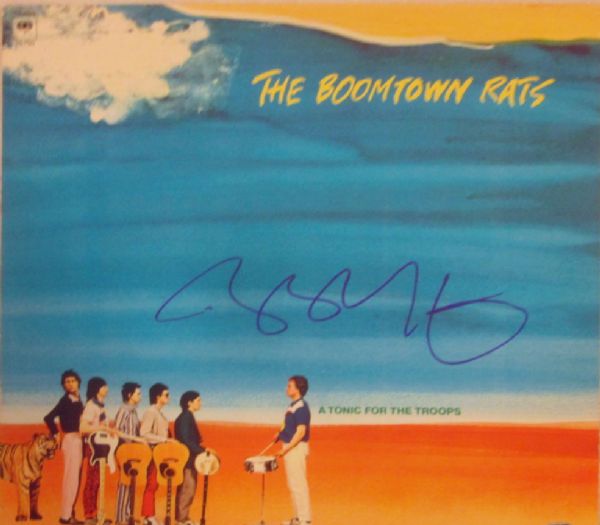 The Boomtown Rats: Bob Geldof Signed "A Tonic for the Troops" Album (PSA/DNA)