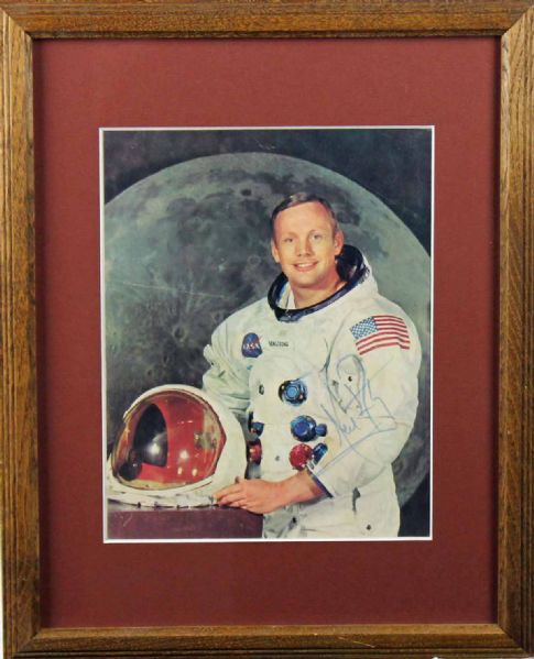 Apollo 11: Neil Armstrong Rare Signed UNINSCRIBED 8" x 10" NASA Portrait Photograph (PSA/DNA)