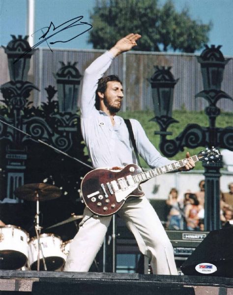 The Who: Pete Townshend Signed 11" x 14" Color Photo (PSA/DNA)