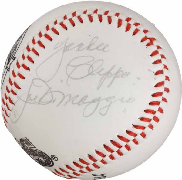 Joe DiMaggio Signed Baseball w/ Rare "Yankee Clipper" Inscription (PSA/DNA)