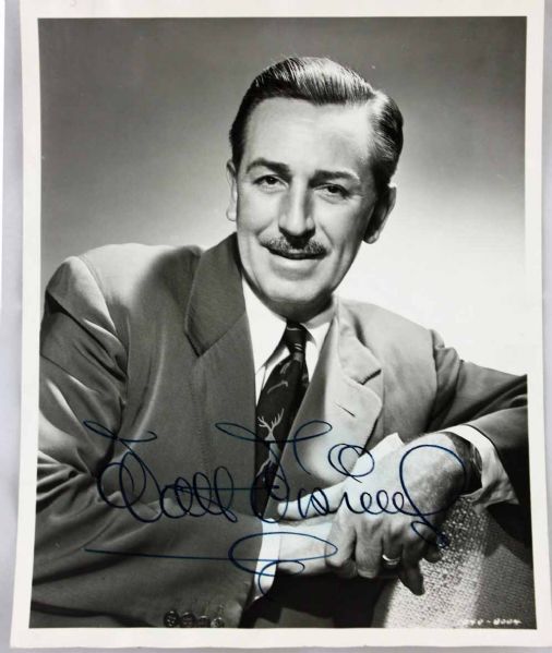 Walt Disney Signed 8" x 10" Original Photo w/ Impeccable Autograph (PSA/DNA & Phil Sears)