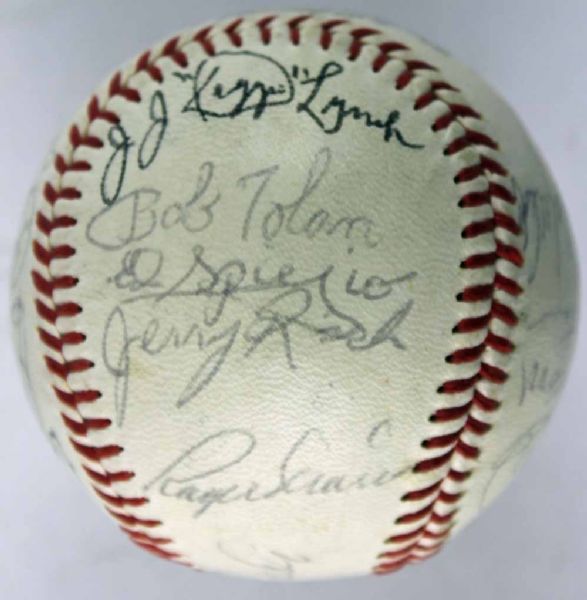 1968 NL Champion St. Louis Cardinals Team Signed ONL Baseball w/ Maris, Cepeda, Brock, Flood & Others (JSA)