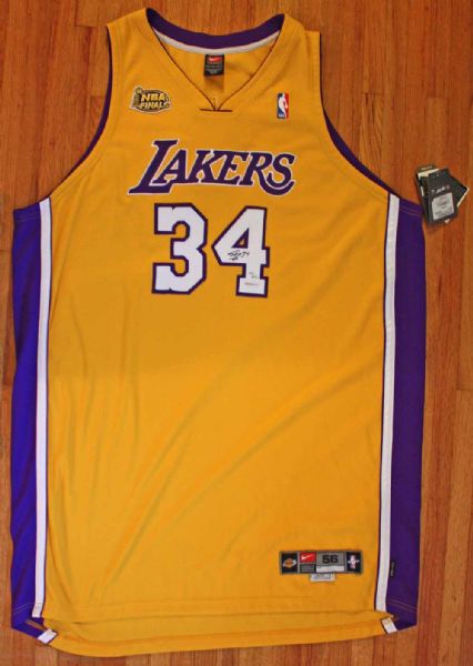 Shaquille ONeal Signed Lakers Ltd Edition NBA Finals Pro Cut Jersey (UDA)