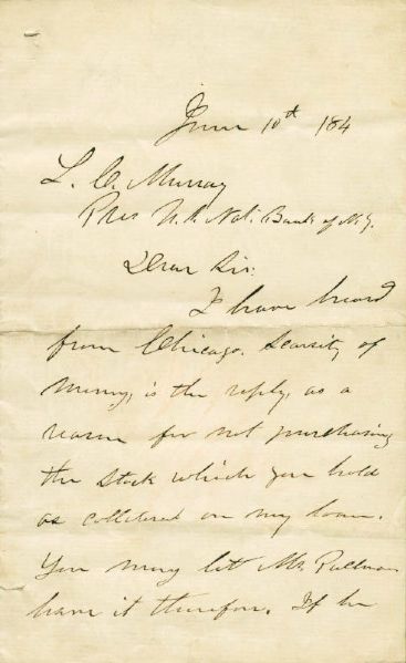 President Ulysses S. Grant Handwritten Signed Letter to Head of Bank of NY with Good Content (PSA/DNA)
