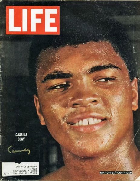 Muhammad Ali Signed March 4, 1964 Time Magazine with "Cassius Clay" Autograph (PSA/DNA & JSA)