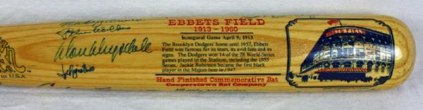 Brooklyn Dodgers: Ebbets Field Commemorative Signed Bat (29 Sigs) w/Drysdale, Reese, Snider, etc. (JSA)