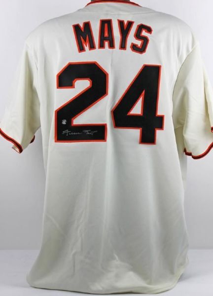 Willie Mays Signed San Francisco Giants Jersey (Mays Hologram)