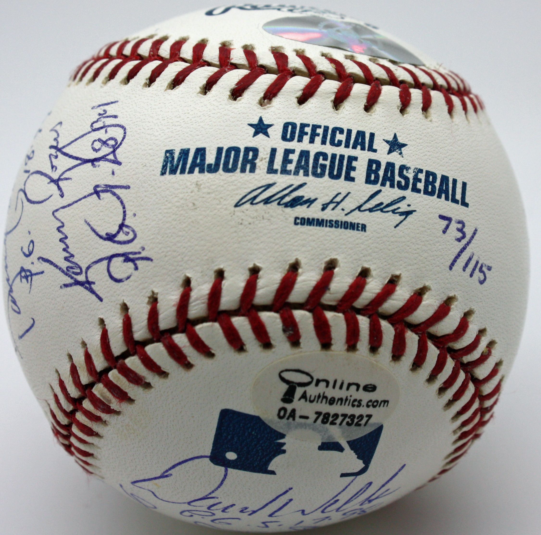 Lot Detail Perfect Game Legends Mint Signed Inscribed Oml Baseball