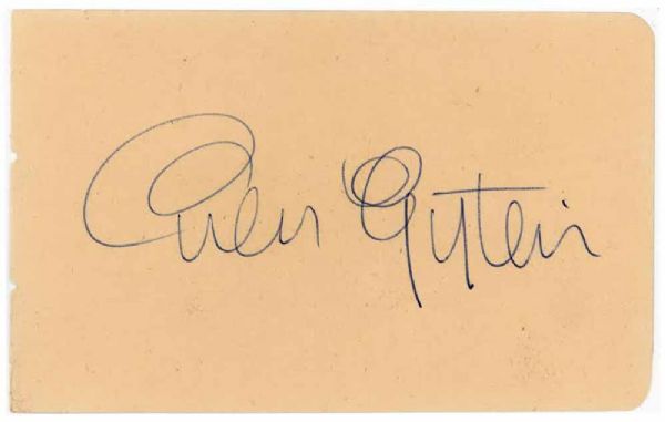 The Beatles: Brian Epstein Signed 5" x 3"Autograph Page(PSA/DNA Guaranteed & Tracks)