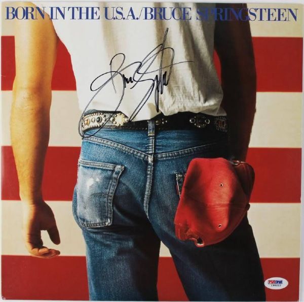 Bruce Springsteen Signed "Born in the U.S.A." Record Album (PSA/DNA)