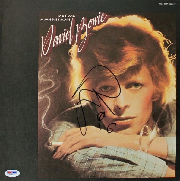 David Bowie Signed "Young Americans" Record Album (PSA/DNA)