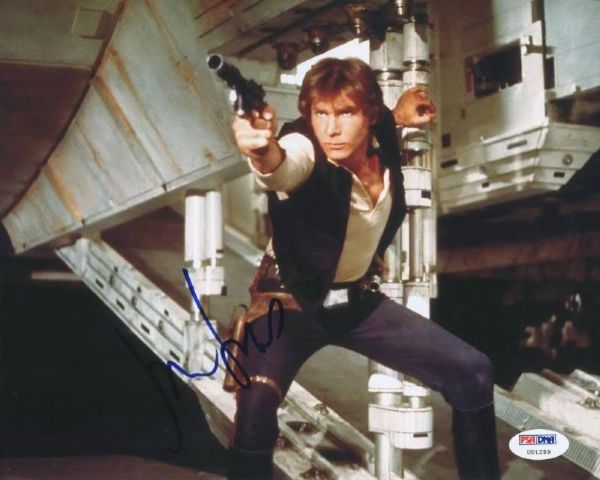 Harrison Ford Signed 8" x 10" Photo from "Star Wars" - PSA/DNA Graded GEM MINT 10!