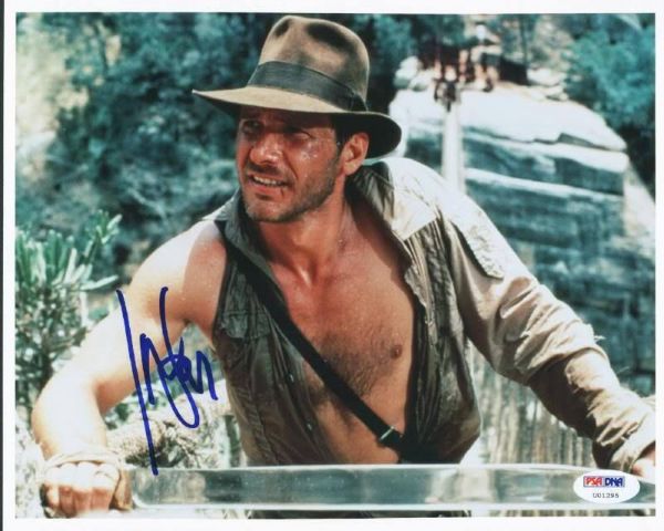 Harrison Ford Signed 8" x 10" Photo from "Indiana Jones" - PSA/DNA Graded GEM MINT 10!