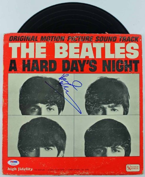 The Beatles: Paul McCartney Signed "A Hard Days Night" Soundtrack Album (PSA/DNA)