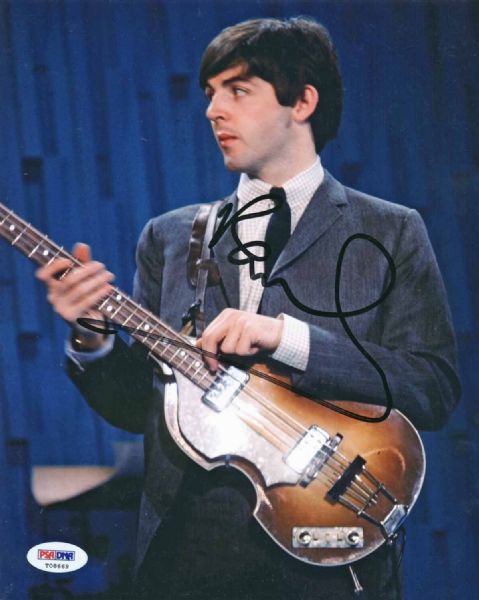 The Beatles: Paul McCartney Signed 8" x 10" Color Photo (PSA/DNA & COX LOA)