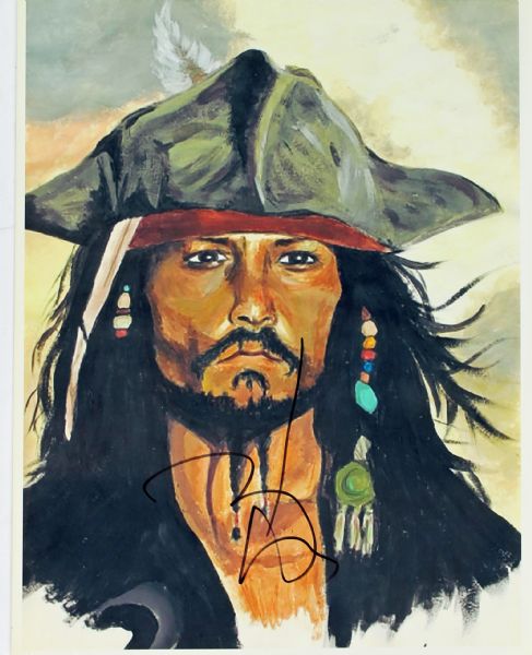 Johnny Depp Signed 8" x 10" Color Photo (PSA/DNA Guaranteed)