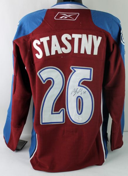 Paul Statsny Signed Colorado Avalanche Jersey (JSA) 
