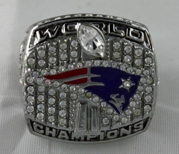 2001 New England Patriots Tom Brady High-Quality Size 11 Replica Ring 
