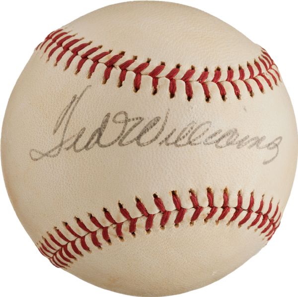 Ted Williams Vintage Signed OAL Cronin Baseball (PSA/DNA)