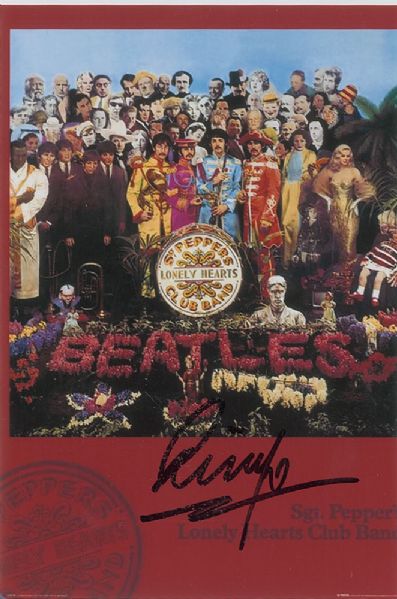 The Beatles: Ringo Starr Signed 4" x 6" Sargent Peppers Album Photo (PSA/DNA Guaranteed)