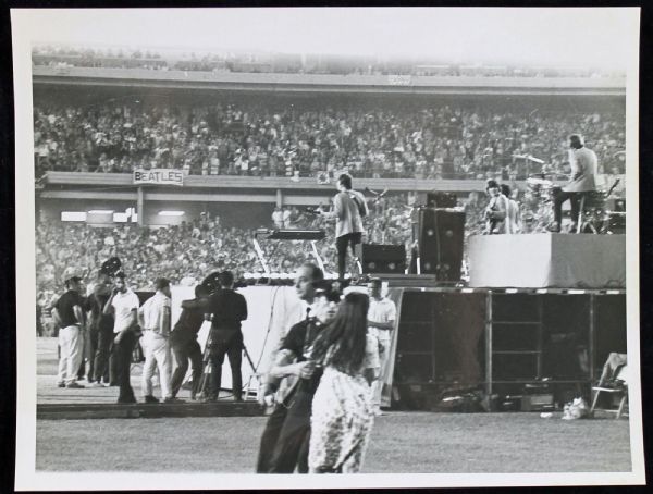 The Beatles: Type-1 Era Photo of The Beatles & Shea Stadium 1966