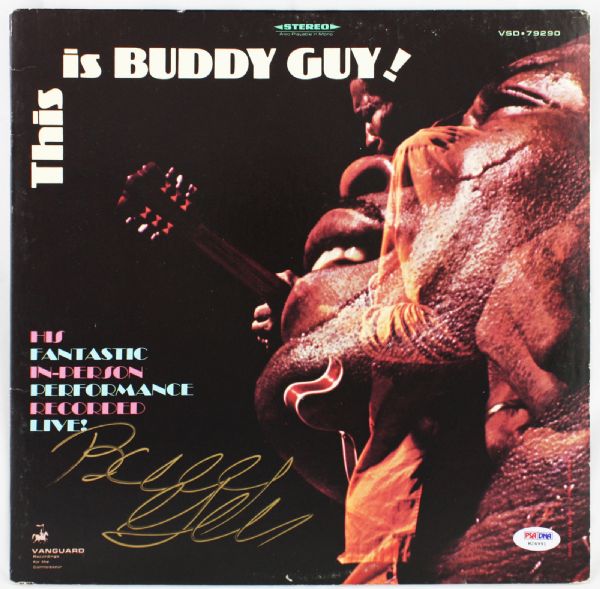 Buddy Guy Signed "You Were Wrong" Record Album (PSA/DNA)