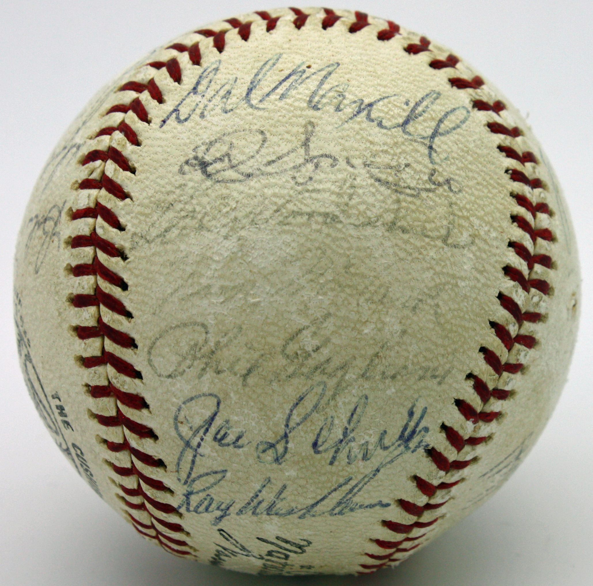 Lot Detail - World Series Champion 1967 St. Louis Cardinals Team Signed ONL Baseball w/ 25 ...