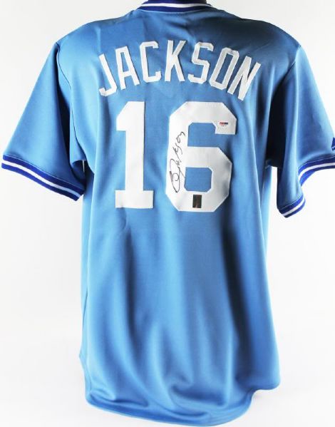 Bo Jackson Signed Kansas City Royals Jersey (PSA/DNA & Bo Holo)