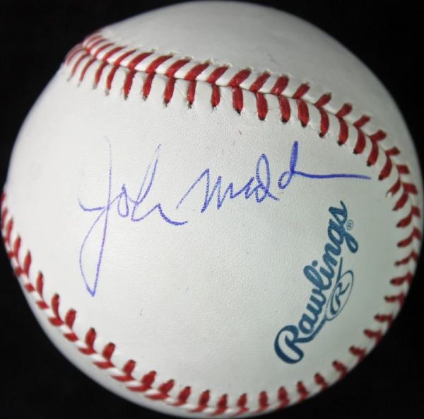 John Madden Signed OML (Selig) Baseball (PSA/DNA)