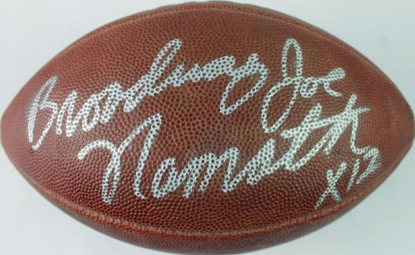 "Broadway" Joe Namath Signed Football (PSA/DNA)