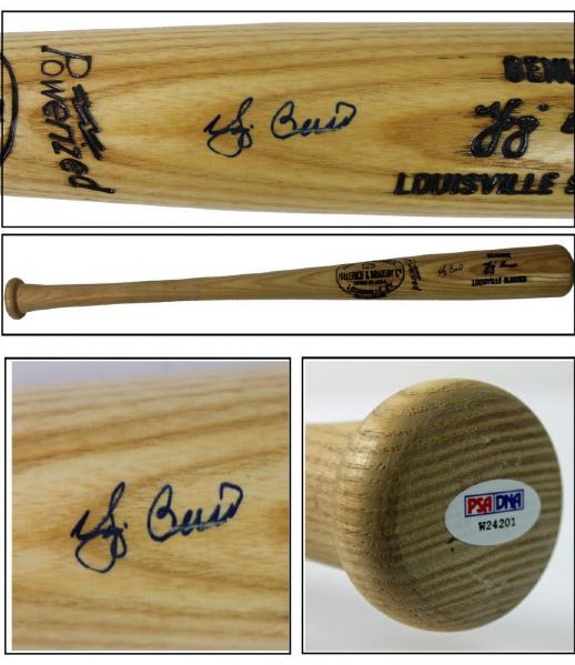 Yogi Berra Signed H & B Louisville Slugger Bat (PSA/DNA)