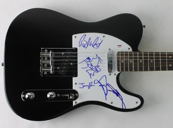 Aerosmith Band (5) Signed Telecaster Style Guitar (PSA/DNA)