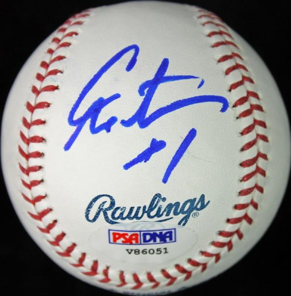 Cam Newton Signed OML (Selig) Baseball (PSA/DNA)