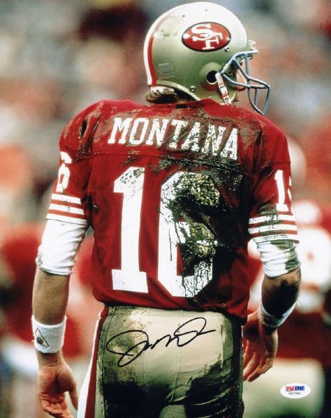 Joe Montana signed 11x14 Photo SF 49ers! (PSA/DNA)