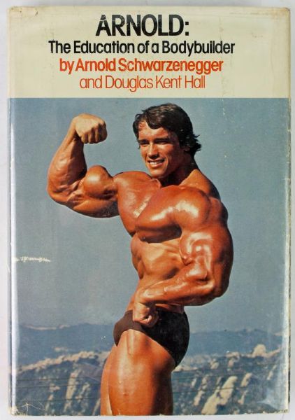 Arnold Schwarzenegger Signed "Education of a Bodybuilder" Book - (PSA/DNA)