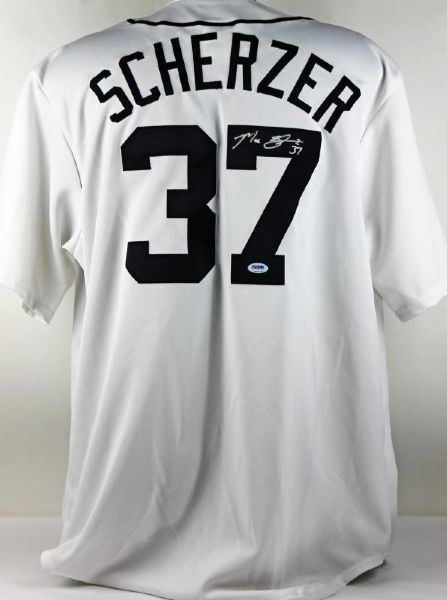 Max Scherzer Signed Detroit Tigers Jersey - (PSA/DNA)