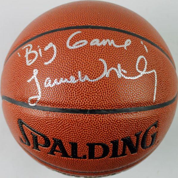 James Worthy Signed "Big Game" Spalding Basketball - (PSA/DNA)