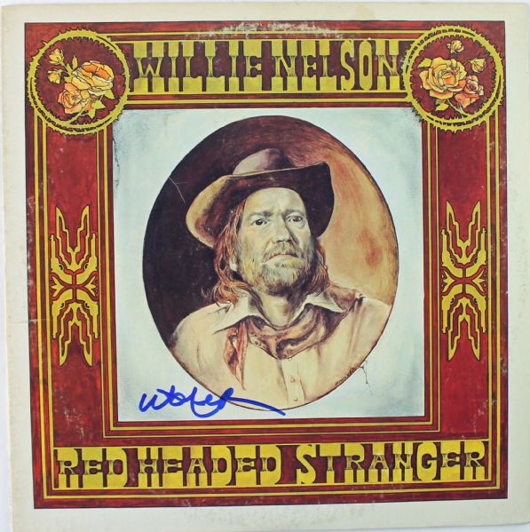 Willie Nelson Signed "Red Headed Stranger" Album (PSA/DNA)