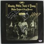 Crosby Stills Nash & Young ULTRA RARE Signed "Deja Vu" Album Signed by All Four! (REAL/Epperson & PSA/DNA)