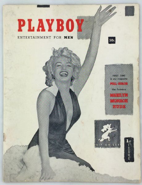 Playboy: Original Issue #1 Featuring Marilyn Monroe (Dec. 1953) Signed by Hugh Hefner! (PSA/DNA)