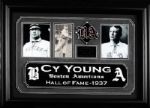 Cy Young Graded MINT 9 Signed & Framed Playing-Era Photo (PSA/DNA)