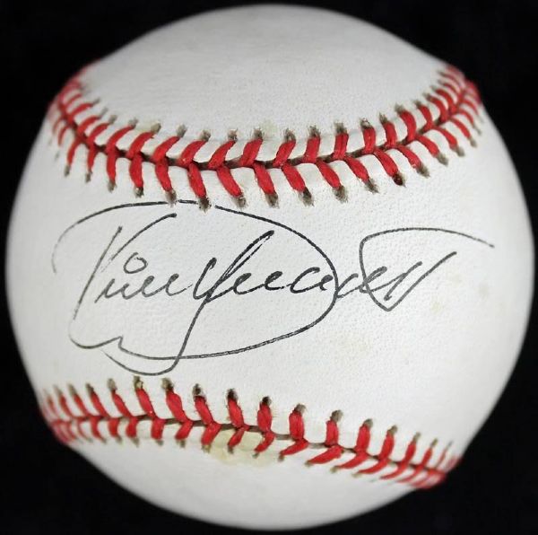 Kirby Puckett Superb Signed OAL Baseball (PSA/DNA)