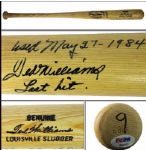 Ted Williams Personally Used & Signed Louisville Slugger Bat - Used for Williams "Last Hit" at Fenway Park During an Old Timers Game (PSA/DNA)