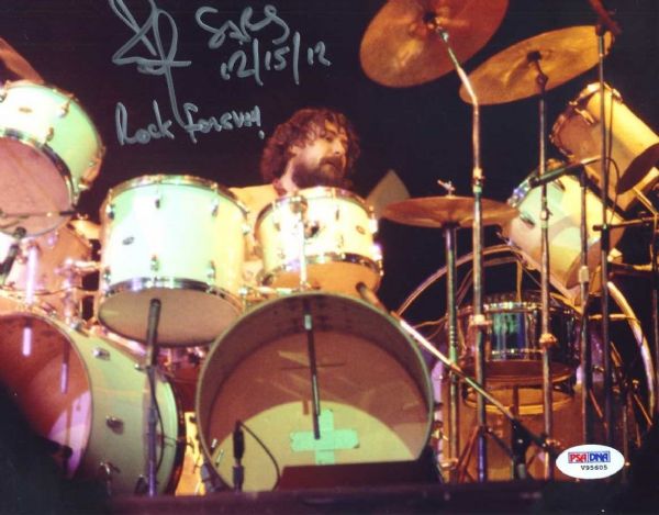 Black Sabbath Bill Ward Signed 8" x 10" Color Photo (PSA/DNA)