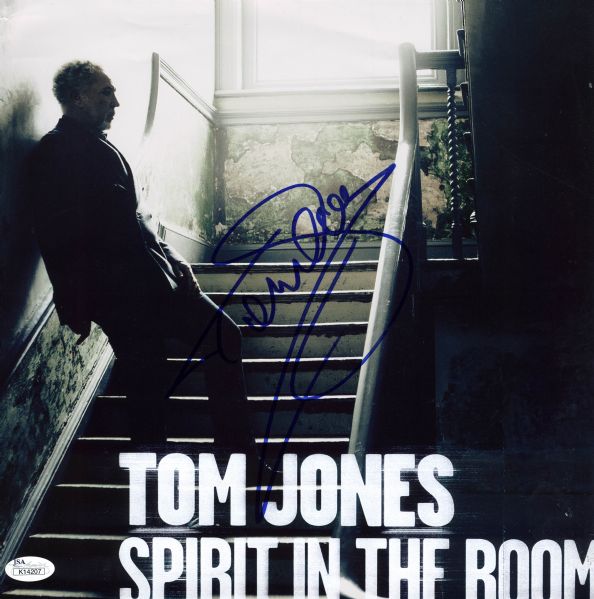 Tom Jones Signed 12" x 12" Album Flat (JSA)