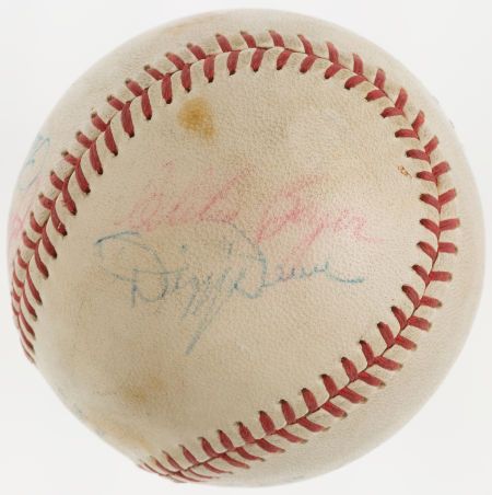 Dizzy Dean, Pee Wee Reese, Phil Rizzuto & Others Multi-Signed Vintage OAL Cronin Baseball (PSA/JSA Guaranteed)