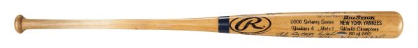 2000 New York Yankees (WS Champs) Team Signed Limited Edition Baseball bat w/ 30 Signatures! (Steiner)