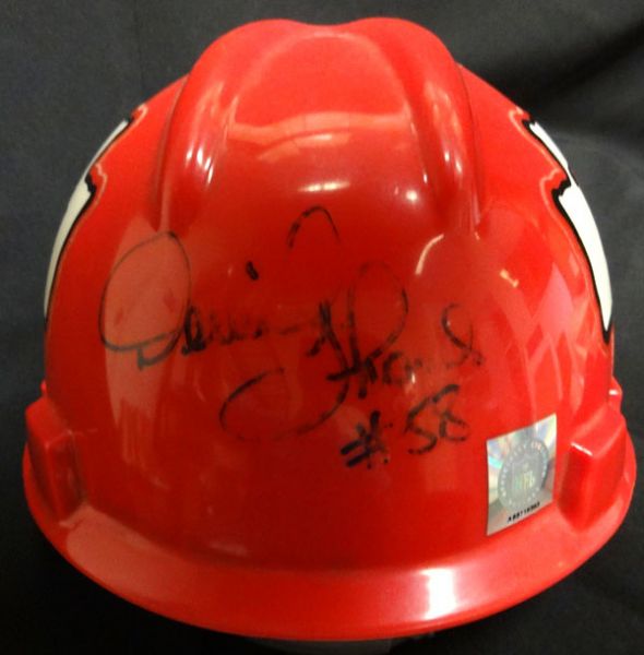 Rare Derrick Thomas Signed Kansas City Chiefs NFL Hard Hat (PSA/DNA)
