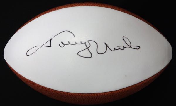 Johnny Unitas Signed Official NFL White Panel Football (PSA/DNA)